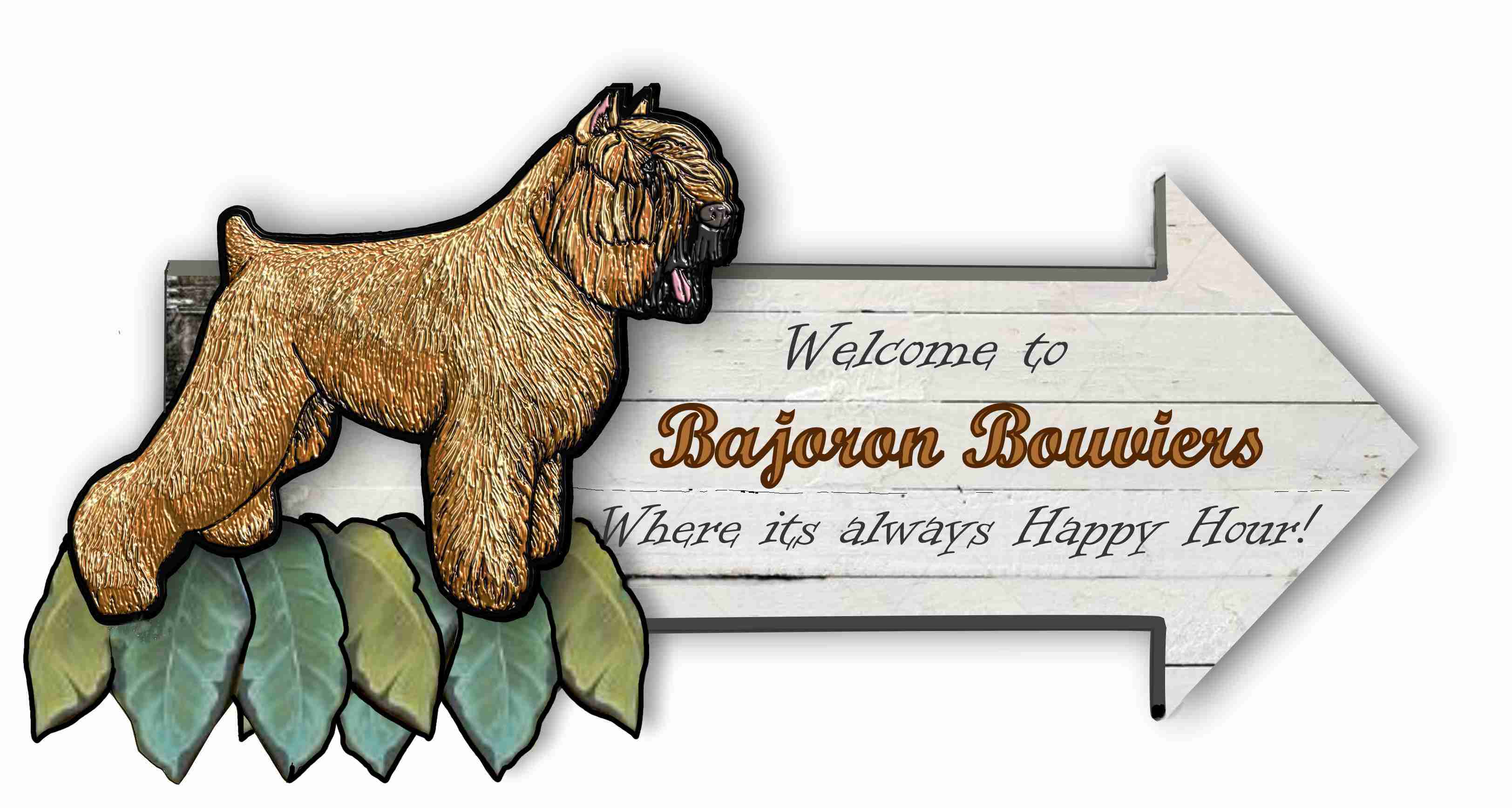 At Bajoron Bouviers its always Happy Hour!